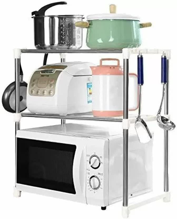 easy assembly stainless steel kitchen storage shelf for office and home