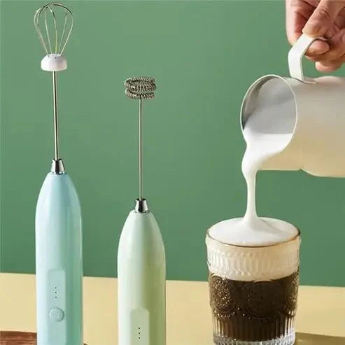 easy clean electric milk foamer with detachable stainless steel head