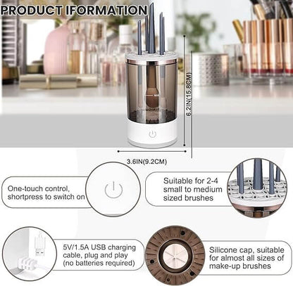 utomatic Makeup Brush Cleaner & Dryer. Deep clean- laamlooks