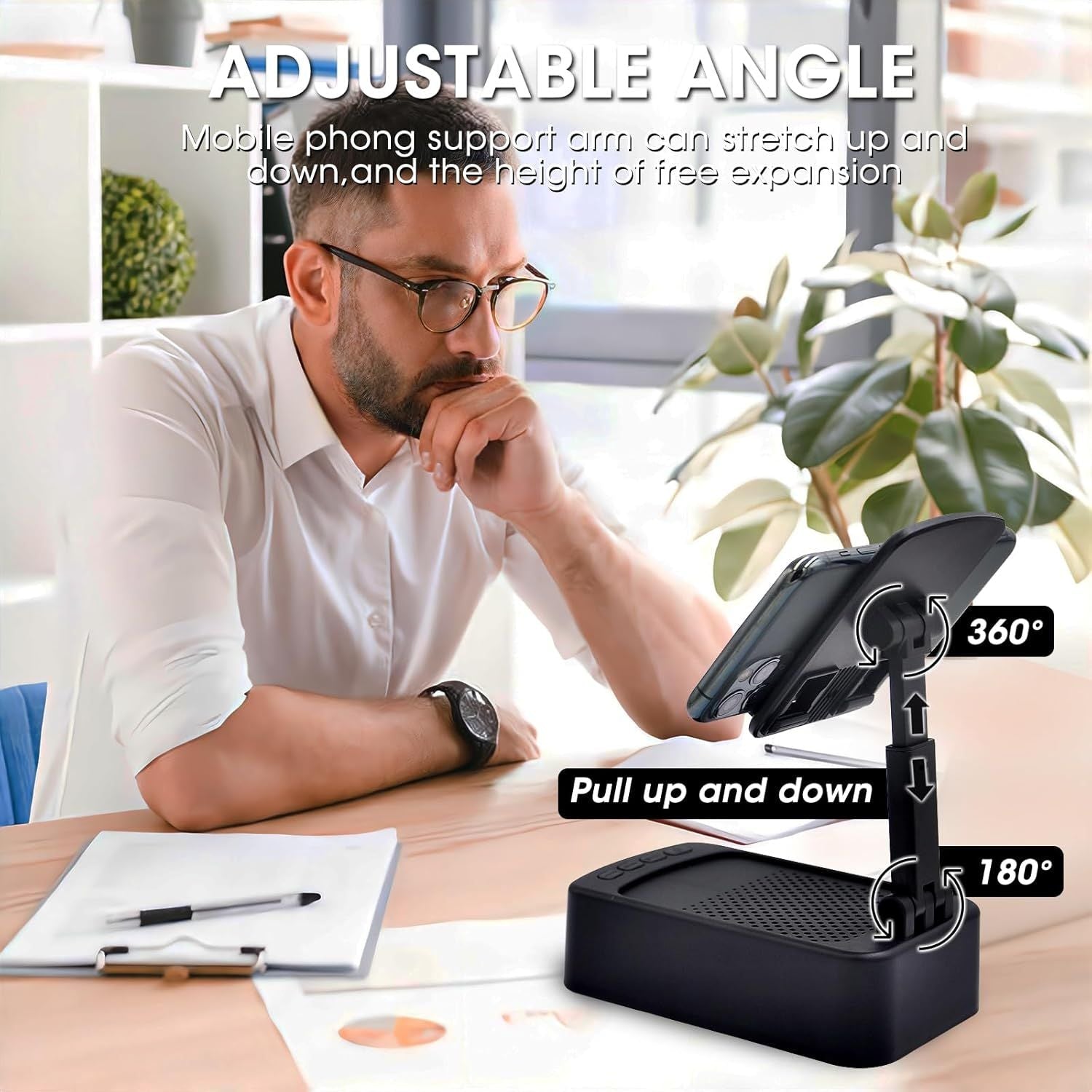 emergency power station phone holder with bluetooth speaker Dubai