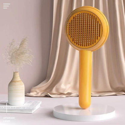 pet hair removal comb with stainless steel needles for cats and dogs