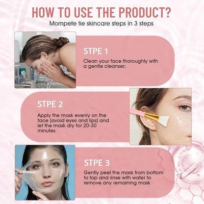 allony bio collagen night mask before and after results for lifting