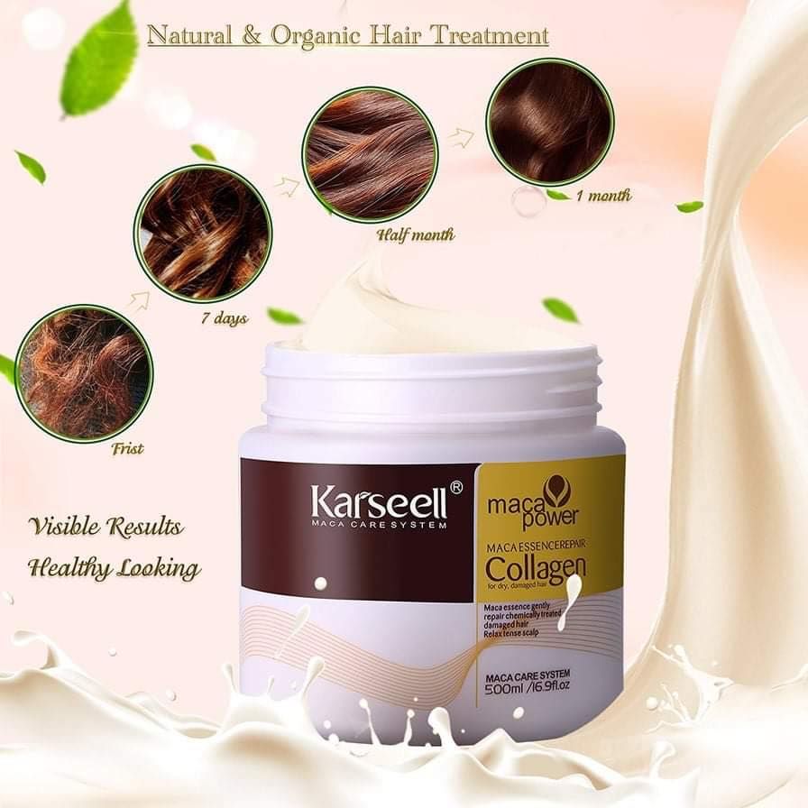 best collagen hair mask for restoring elasticity in thin aging hair