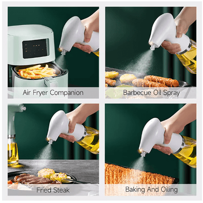 rechargeable oil pump spray for BBQ grilling and salad dressing