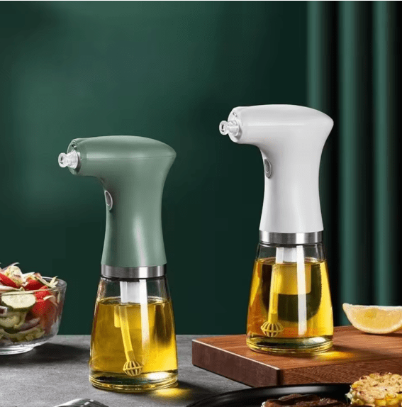 clog-free glass oil dispenser bottle for olive oil and vinegar