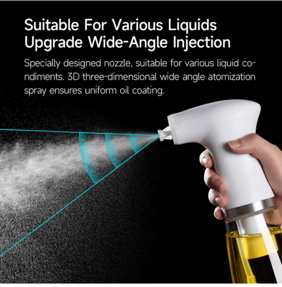 one-touch electric oil mister for calorie control and weight loss