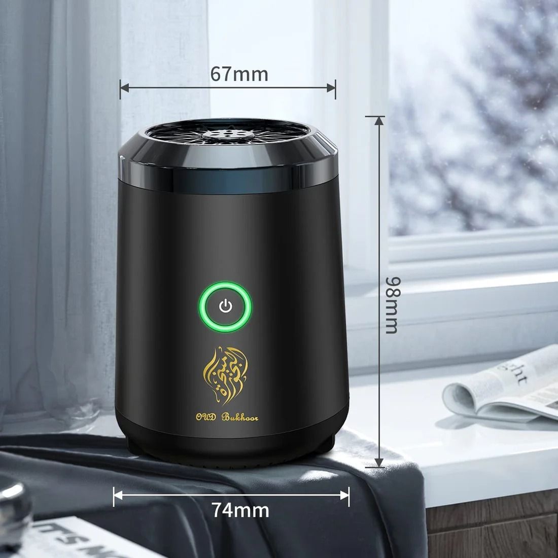 Luxurious Arabian electric bakhoor burner for office and travel UAE