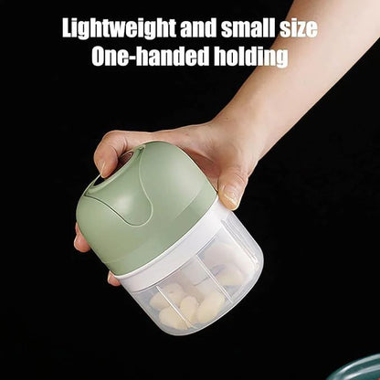 waterproof easy clean electric mini garlic mincer machine