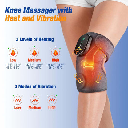 heated vibration knee wrap for post-surgery and gym injury recovery dubai