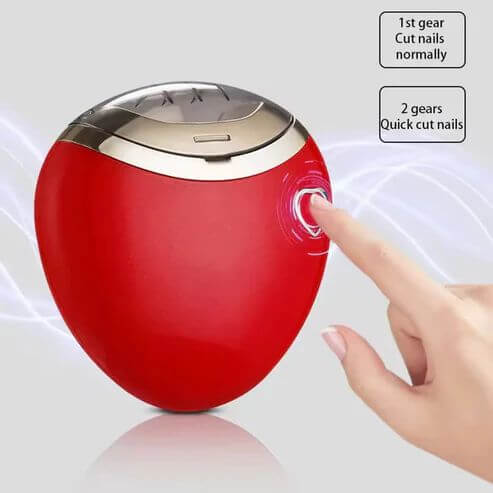silent baby nail trimmer with LED light for sleeping infants