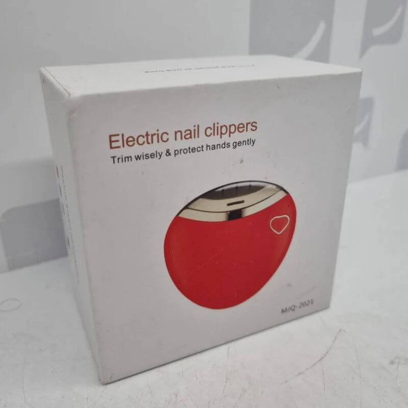 safe electric nail cutter for seniors with recessed safety blades