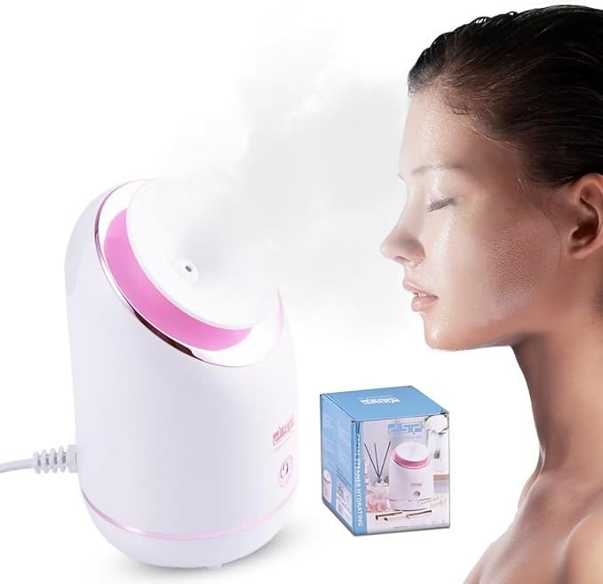 nano ionic facial steamer for deep pore cleansing and blackhead removal