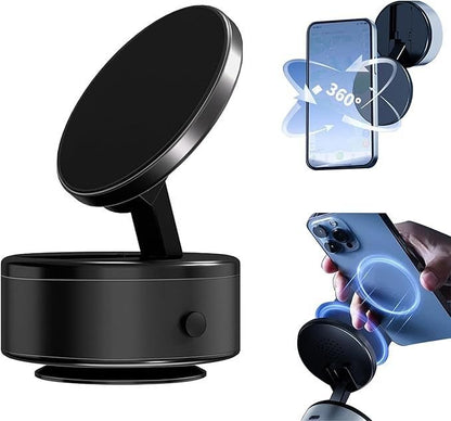 MagSafe compatible mobile phone holder for car with one-touch release