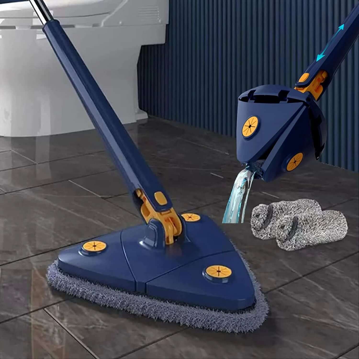 manual floor cleaning machine with telescopic stainless steel handle uae