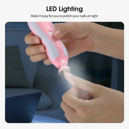 safe electric baby nail file for newborns with auto-stop sensor uae