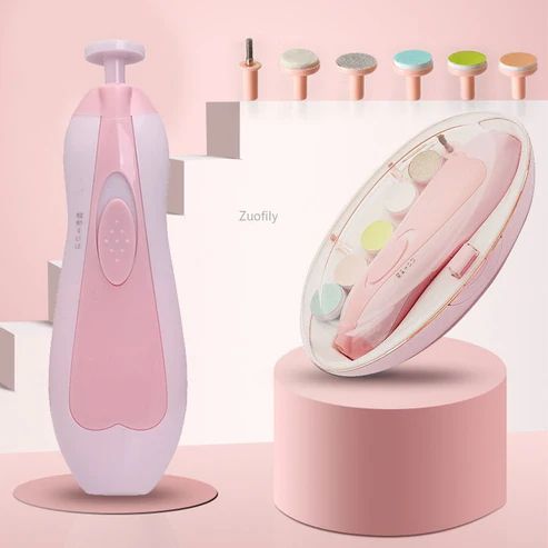 whisper quiet newborn nail trimmer with led light for sleep trimming