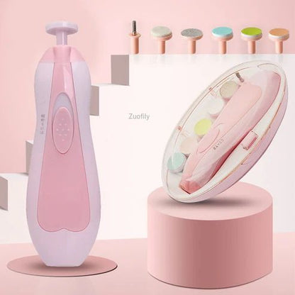 whisper quiet newborn nail trimmer with led light for sleep trimming