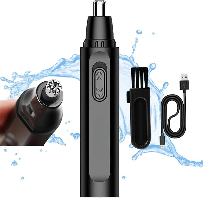 nose hair trimmer for men with 360 degree rotary safety blades uae