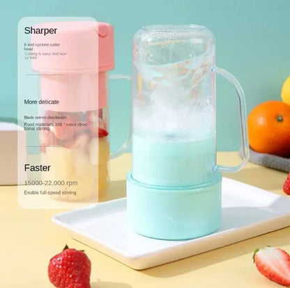 BPA-free portable smoothie maker with magnetic safety sensor