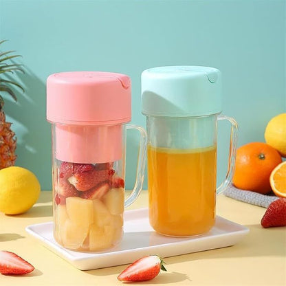 Portable blender with 4000mAh battery crushing ice for smoothies