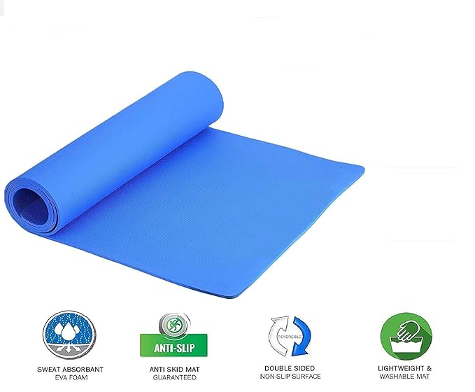 best yoga mat for tile floors with double sided wave and diamond texture