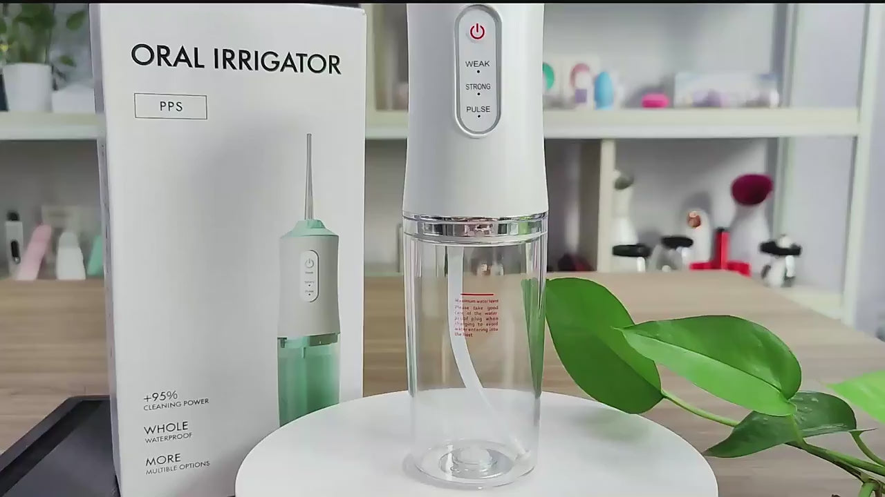 Portable Oral Irrigator/ Flosser video2