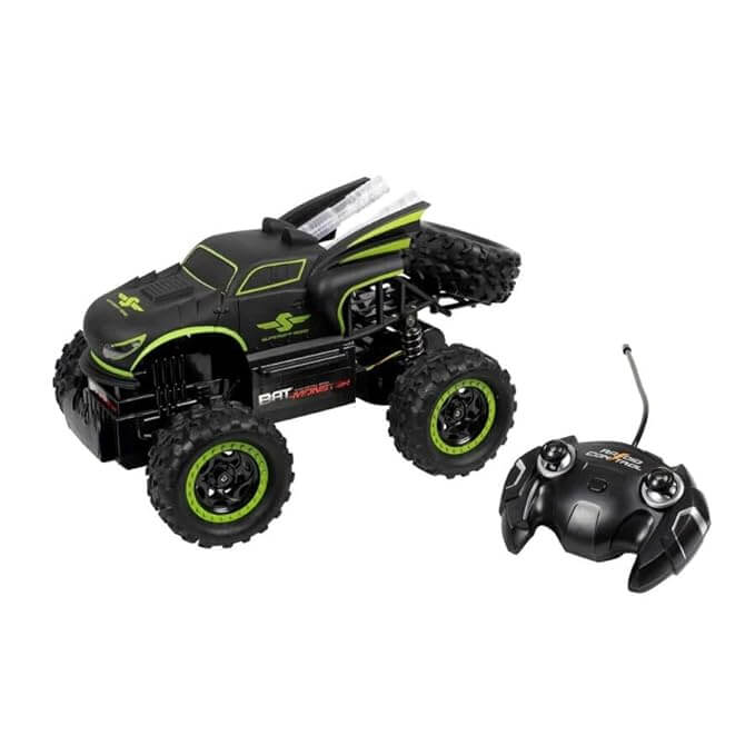 off road remote control car with realistic mist spray effect