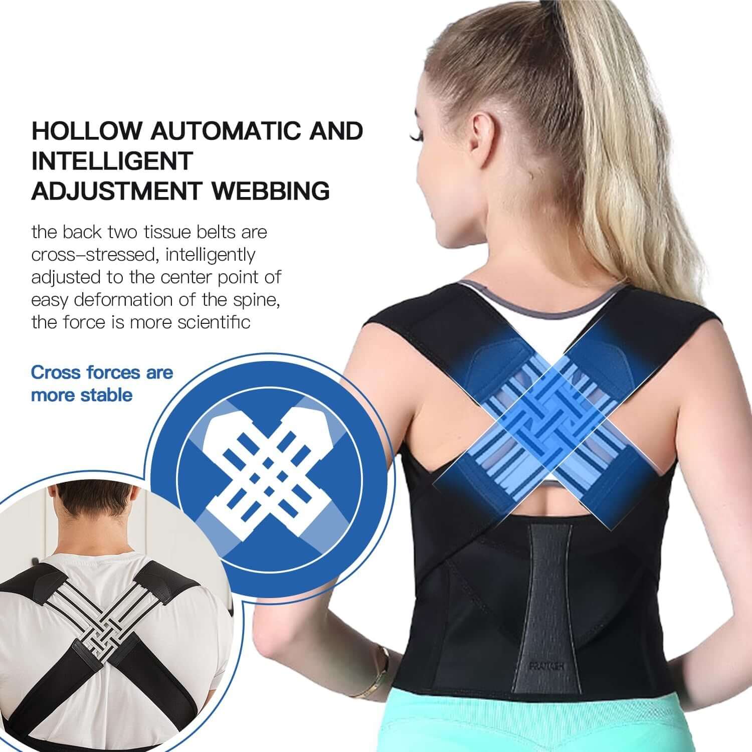 discreet posture corrector under abaya and business suits dubai