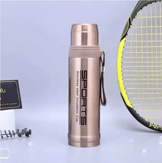 thermos water bottle stainless steel 24 hours cold UAE summer