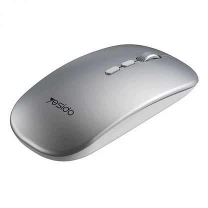 ergonomic wireless mouse for laptop with silent click technology